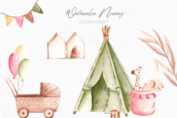 Download Boho Nursery Clipart - Premium Resources