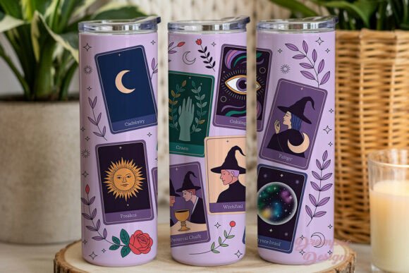 Download Mystical Tarot Card Collage Wrap PNG - Mystical tarot Collection