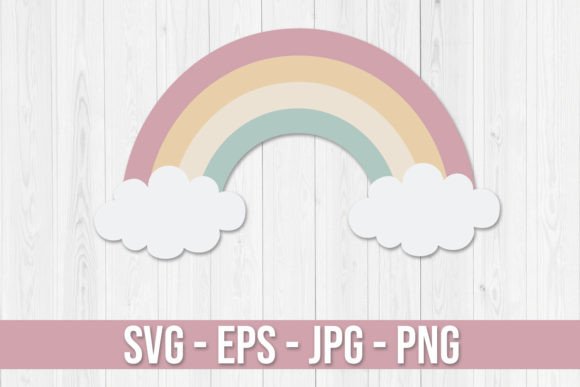 Download Pastel Rainbow Clipart Svg Vector - Pastel Collection