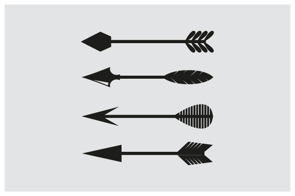 Download Arrows Hipster Ethnic Elements Vector - Element Collection