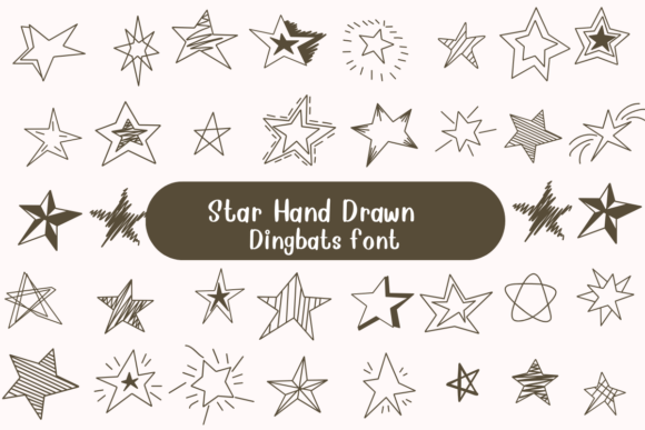 Download Star Hand Drawn - Hand Collection