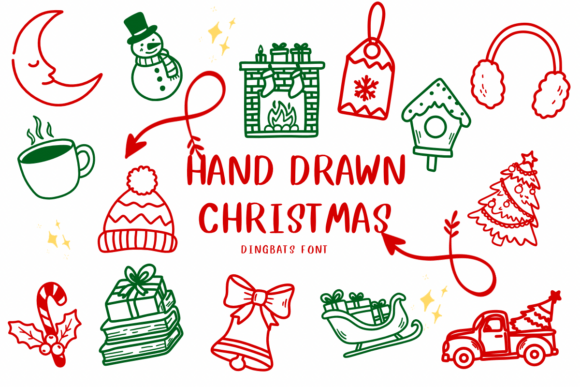 Download Hand Drawn Christmas - Hand Collection