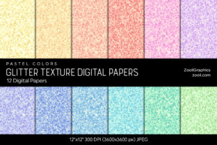 Download Glitter Digital Papers Pastel Colors - Pastel Collection