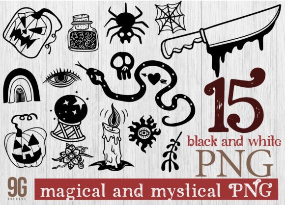 Download 15 Magical and Mystical Boho Elements. - Element Collection