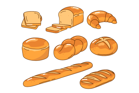 Download Bread, Bakery Hand Drawn Illustrations - Hand Collection