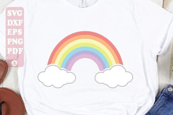 Download Pastel Rainbow Clipart, Rainbow Svg - Pastel Collection