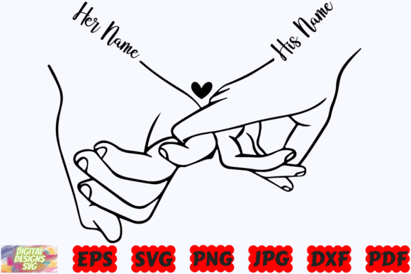 Download Holding Hands SVG | Couple Hands SVG - Hand Collection
