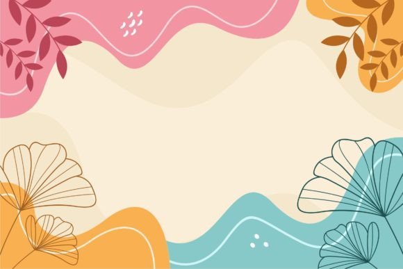 Download Hand Drawn Abstract Aesthetic Background - Hand Collection