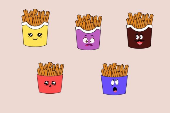 Download Kawaii Bundle French Fries Icon - Kawaii bundle Collection