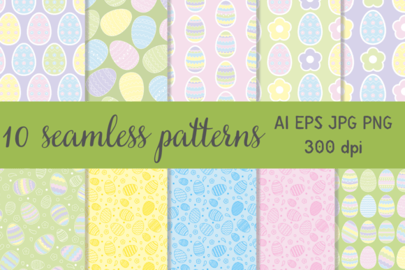 Download Easter Pastel Colors Seamless Pattern - Pastel Collection