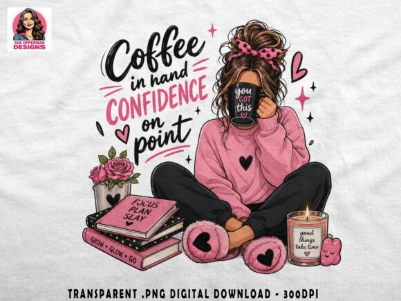 Download Coffee in Hand PNG | Cozy Boss Babe - Hand Collection
