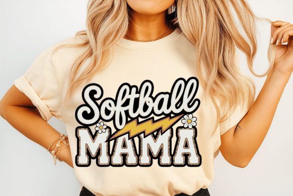 Download Softball Mama Retro Design for Mothers - Retro Collection