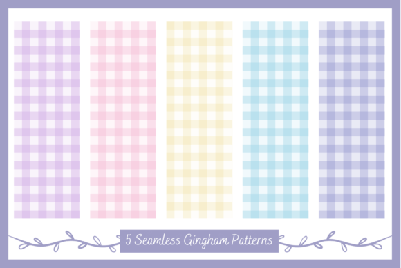 Download Cute Gingham Patterns with Pastel Colors - Pastel Collection