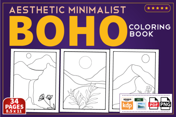 Download Minimalist Landscape Coloring Book - Premium Resources