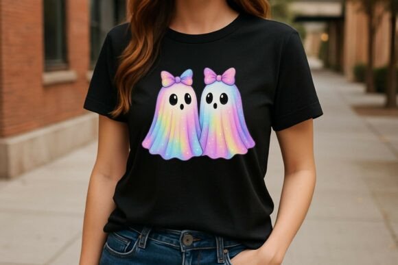 Download Pastel Kawaii Ghost Couple PNG - Pastel Collection