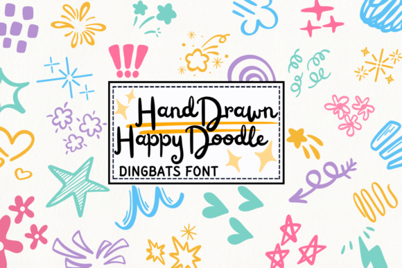 Download Hand Drawn Happy Doodle - Hand Collection