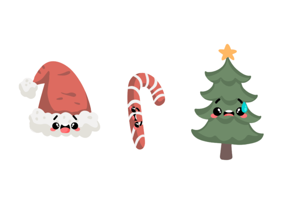 Download Cartoon Element Christmas Kawaii Bundle - Kawaii bundle Collection
