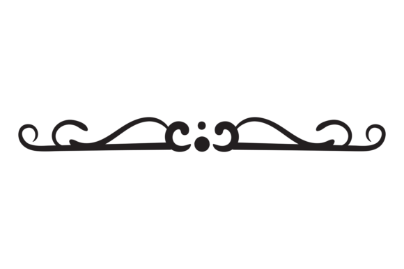Download Retro Divider. Decorative Scroll Header. - Retro Collection